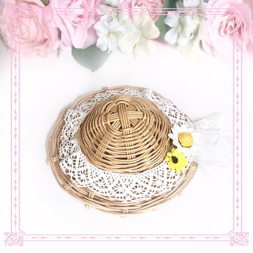 にじぱぺサイズ麦わら帽子ver.sunflower🌻