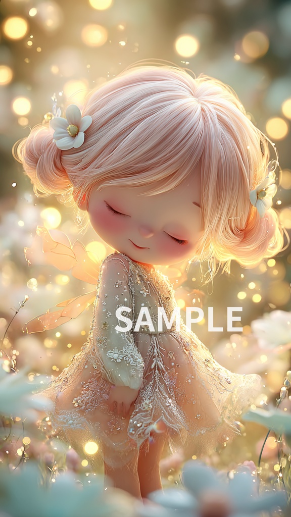 🪄 癒し × かわいさ × 光の魔法 – スマホ壁紙 🌈princess_wallpaper 01