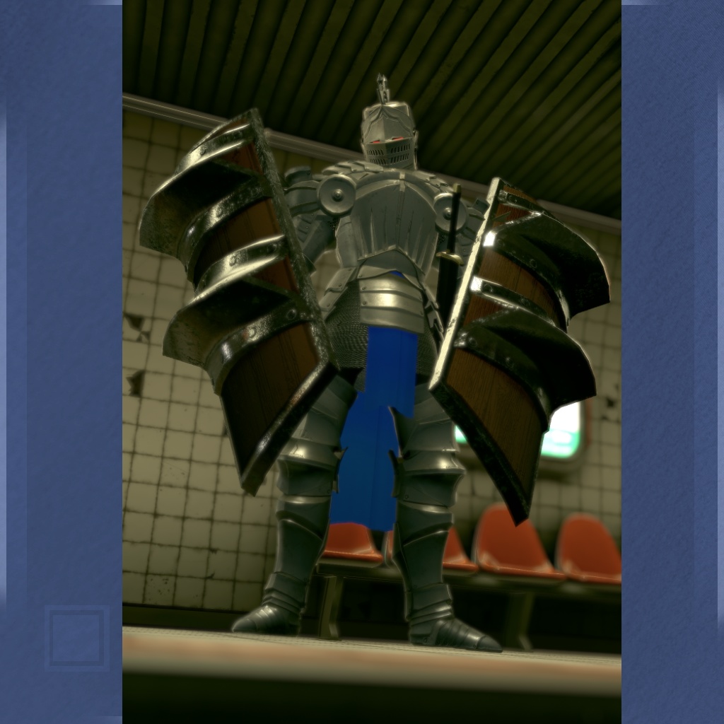 VRChat向け3Dアバター　第四騎士 - 淵卓 - 8/8