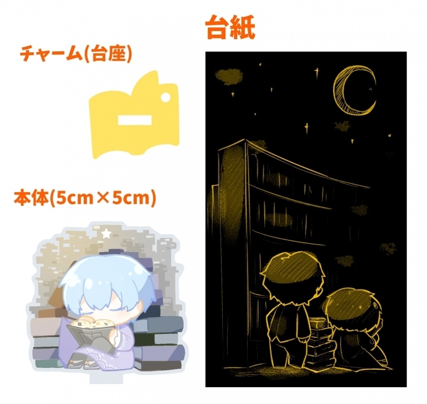 おやすみアクスタ Aとアンジェラ