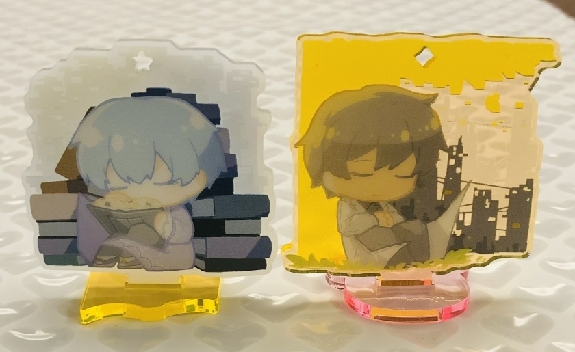 おやすみアクスタ Aとアンジェラ