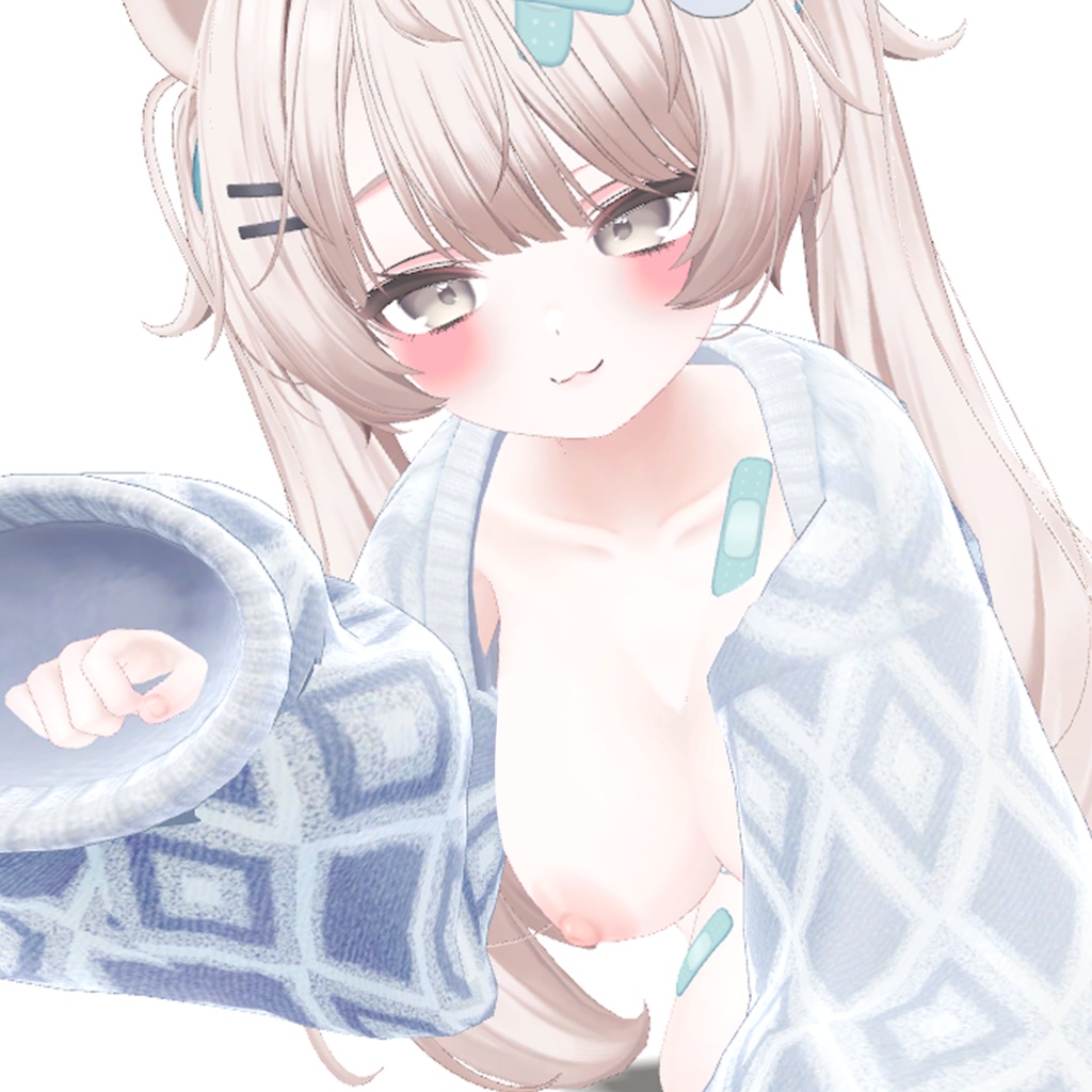 ♡ミルフィちゃん エクちゃんのちくびをぷっくりさせるシェイプキー♡ / Milfy Eku Big nipple shapekey 缩略图 11