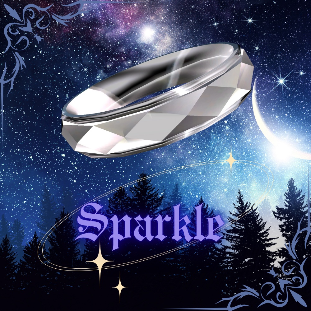 【VRC想定_リング5本セット】Starry Nightシリーズ【単体購入可】【初作品】