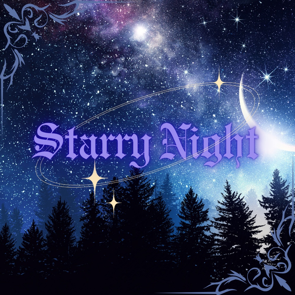 【VRC想定_リング5本セット】Starry Nightシリーズ【単体購入可】【初作品】