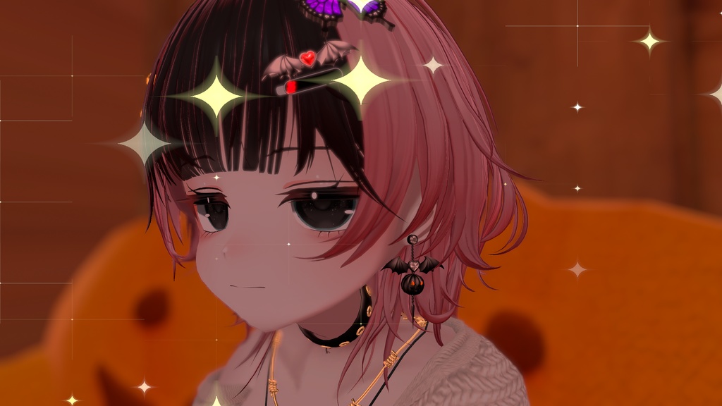 🦇新作追加【VRC想定_アクセサリー4種セット】Veinシリーズ【単体購入可】