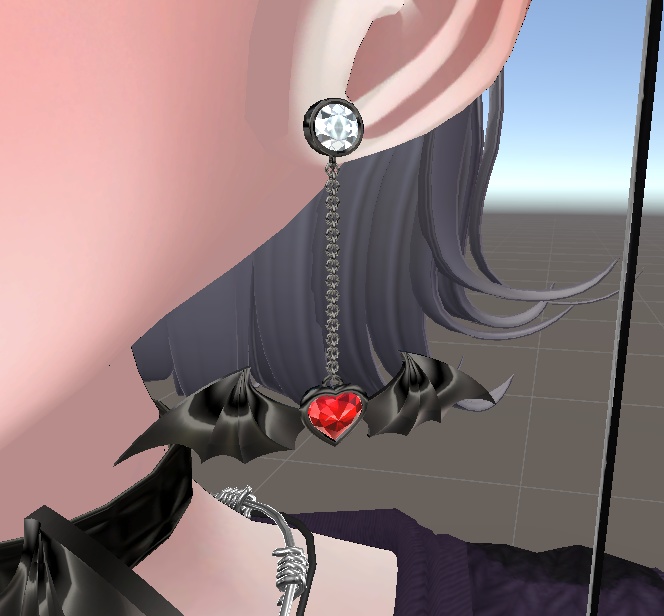 🦇新作追加【VRC想定_アクセサリー4種セット】Veinシリーズ【単体購入可】