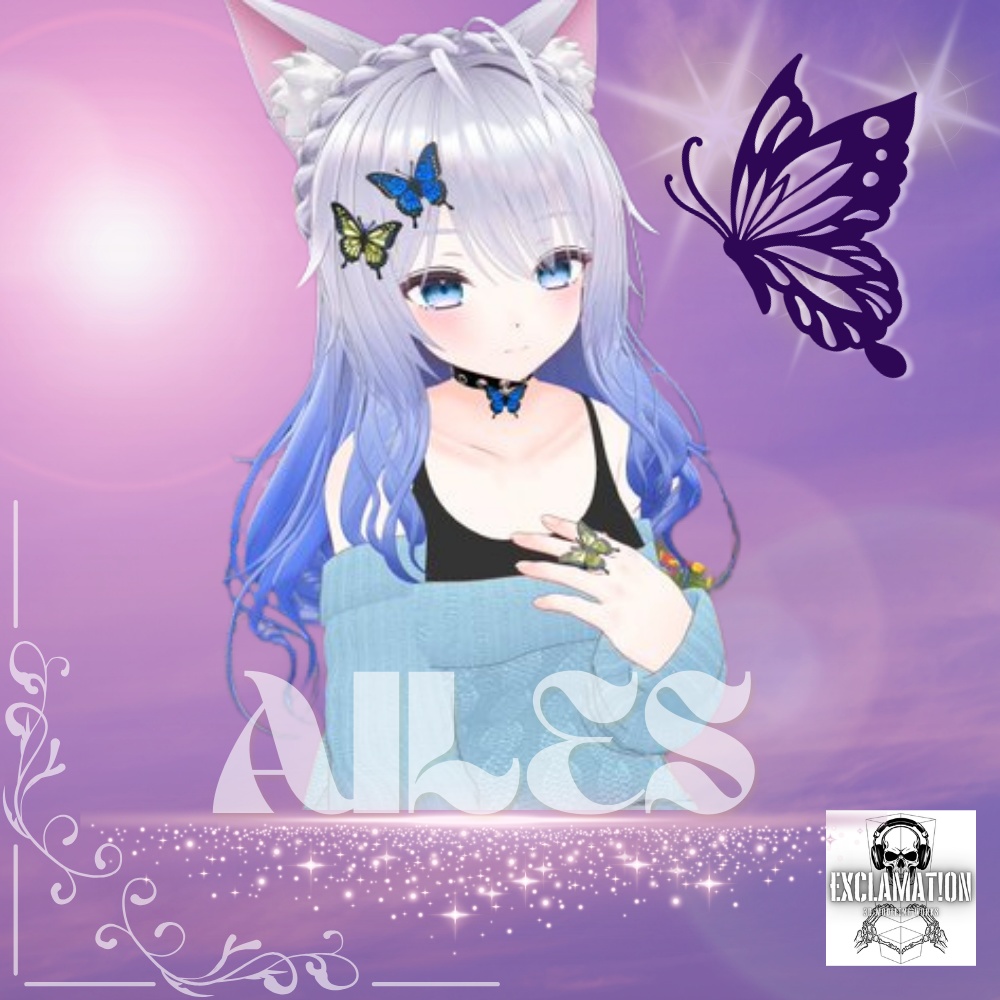【VRC想定_アクセサリー4種セット】Ailesシリーズ【単体購入可】