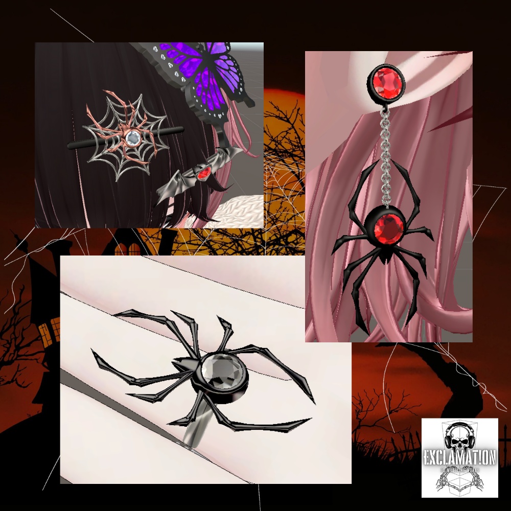 【VRC想定_アクセサリー3種セット】SP!DERシリーズ【単体購入可】