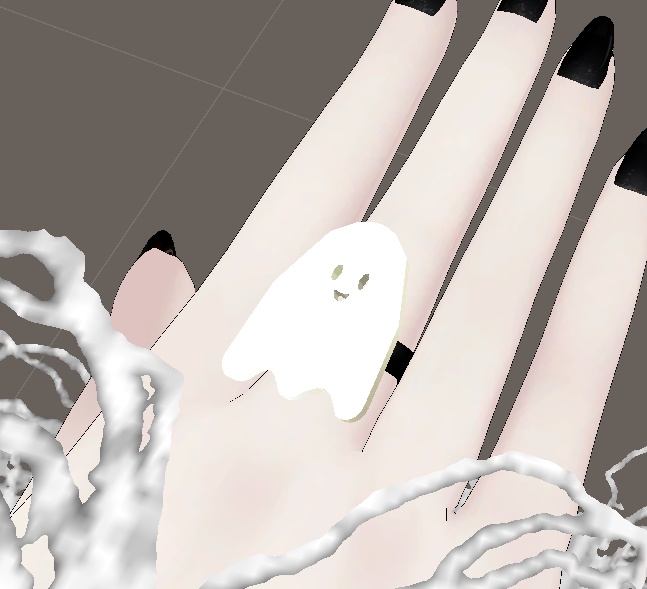 【無料】ハロウィン【VRC想定_シーツお化けアクセ2種セット】