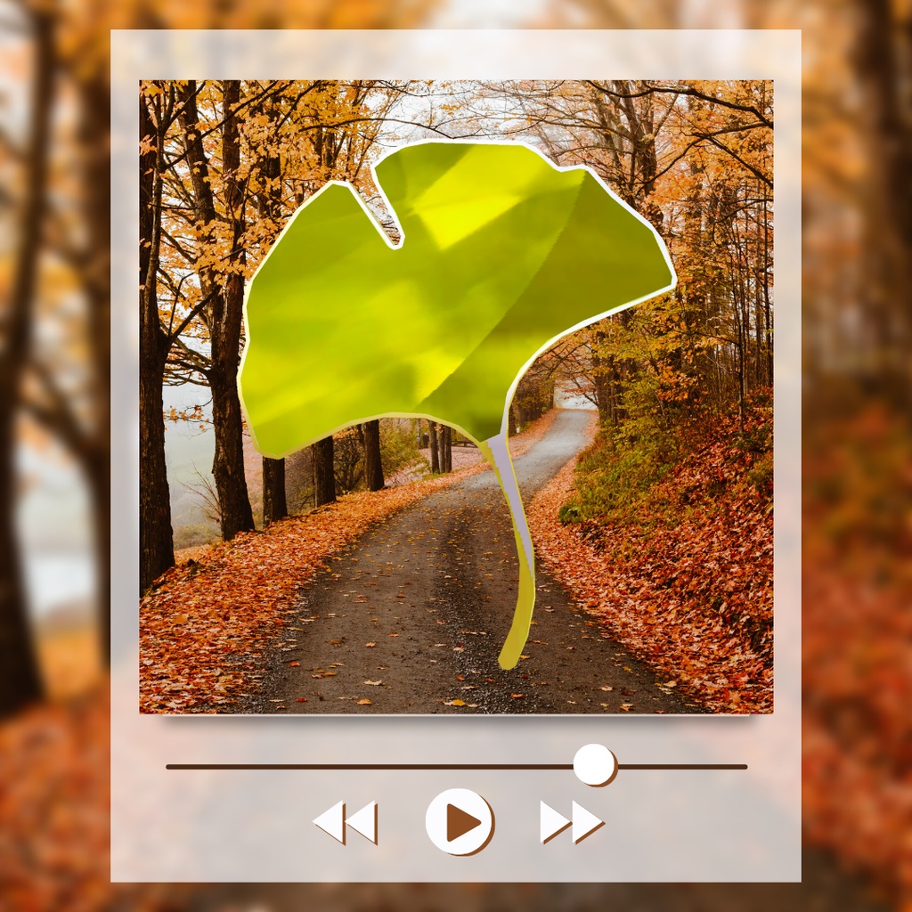 VRC想定 秋の葉っぱ2種ヘアピンセット