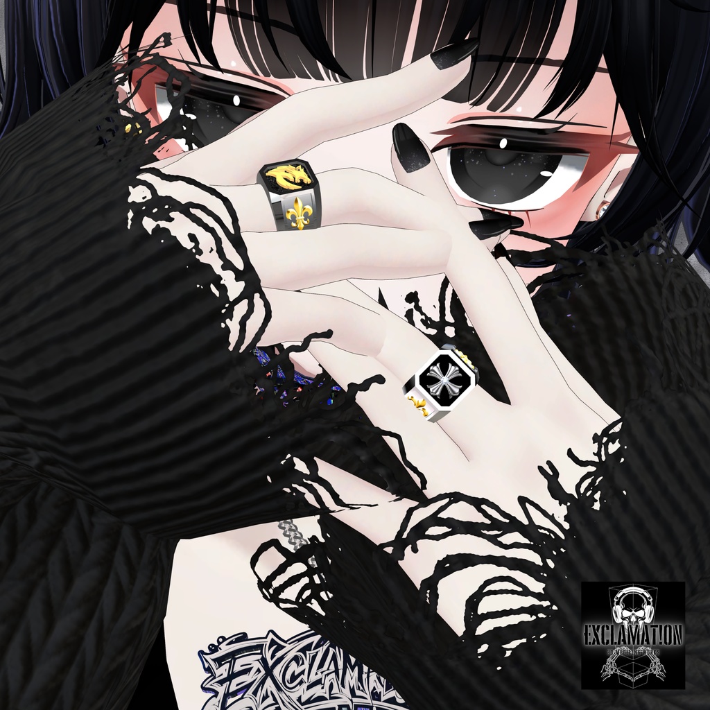 【VRC対応】GOTUI RING SET / ゴツい リング セット
