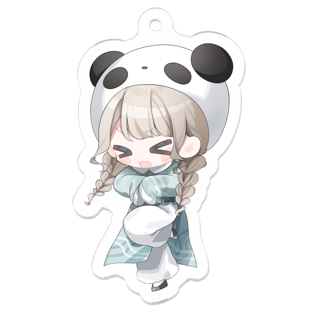 【心ノ羽ななせ】歌ってみた公開記念！中華パンダ衣装アクリルキーホルダー