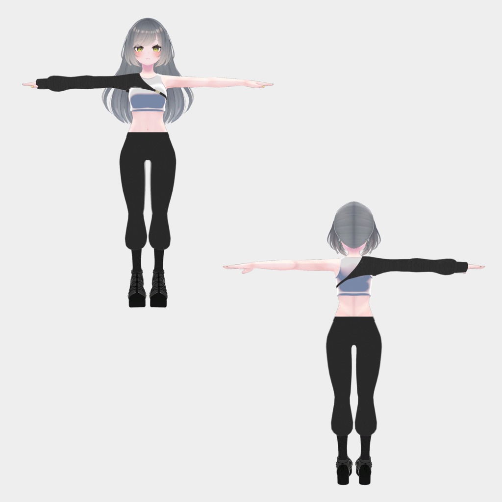 【リーファ対応衣装】OneShoulderPank