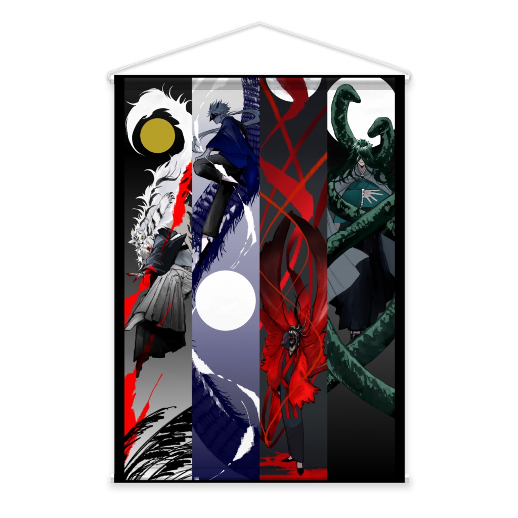 四神タペストリー