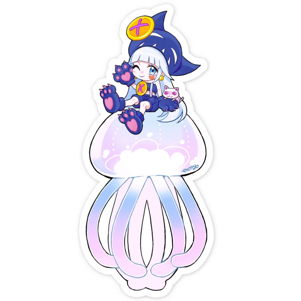 海月ステッカー