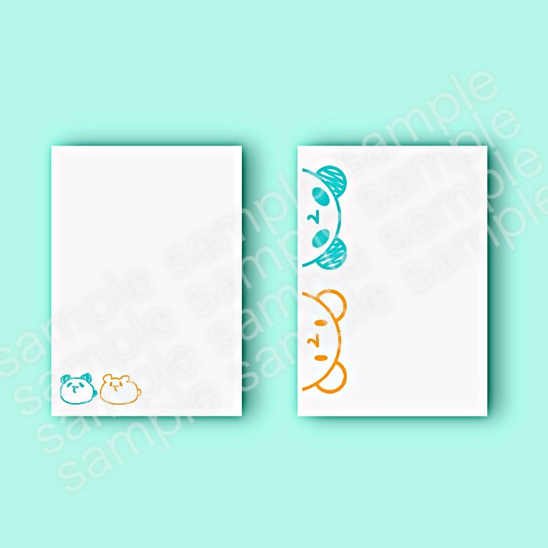 手のくまズ クリアファイル