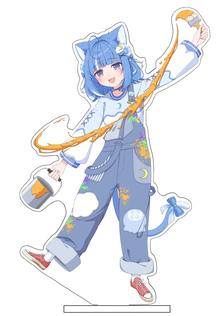 非公式】海月雲ろあアメカジ風アクスタ - Squid Lily's BOOTH - BOOTH