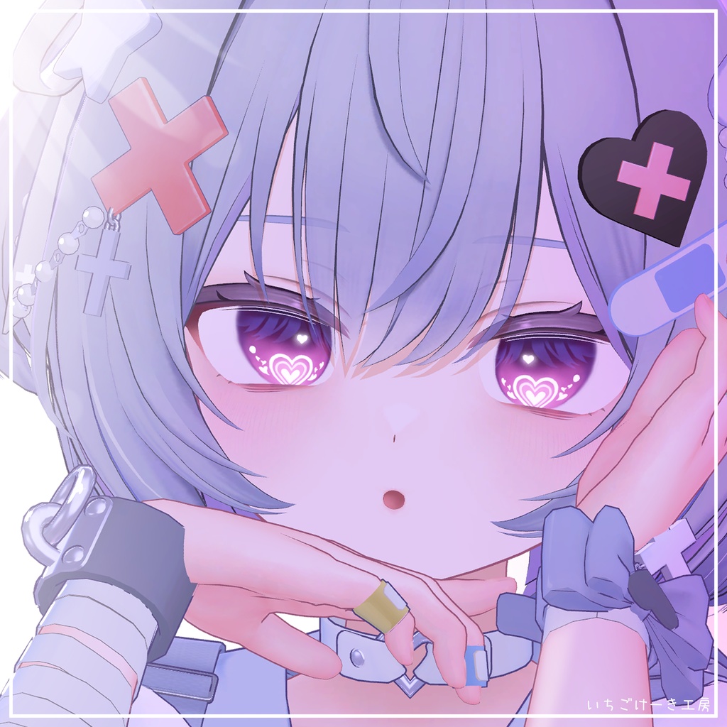 【無料&セール】変化する輝き方!【7アバター対応】💗Lovelight💗EyeTexture