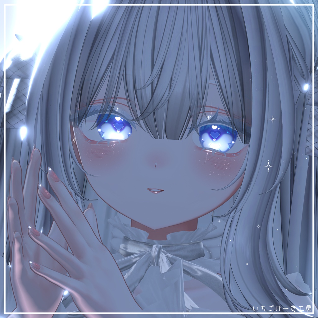 【フォロワー500人記念セール🎁】動く!【Mayo/まよ】💘Cupid Charm💘 make up & eye texture & neil texture & face anim