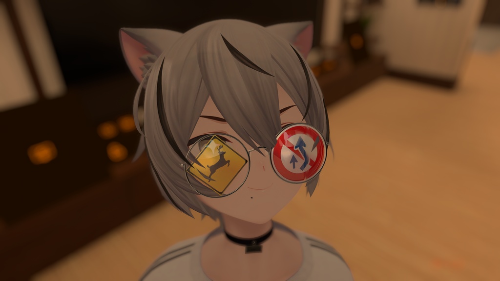 【VRC想定】標識サングラス