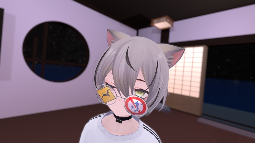 【VRC想定】標識サングラス