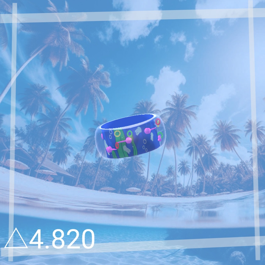 レトロ輪投げ腕輪【VRC想定】【MA対応】