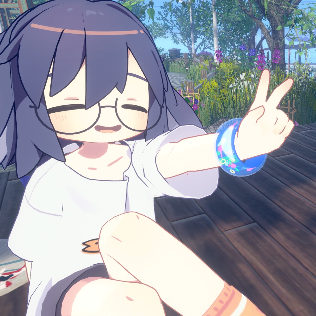 レトロ輪投げ腕輪【VRC想定】【MA対応】