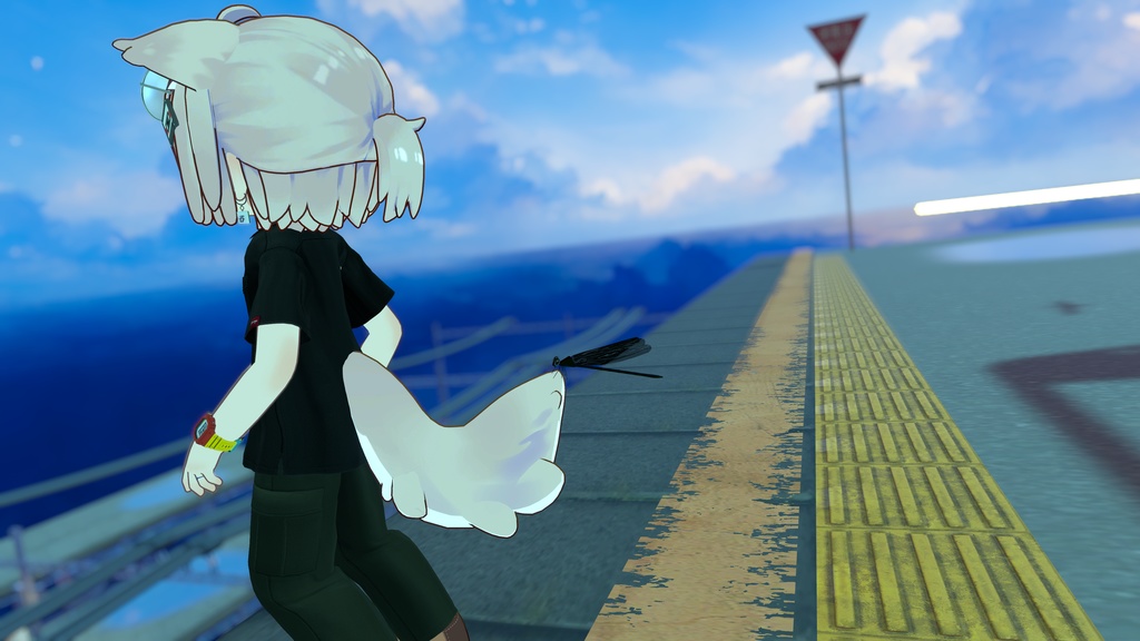 【VRC想定】ハグロトンボ