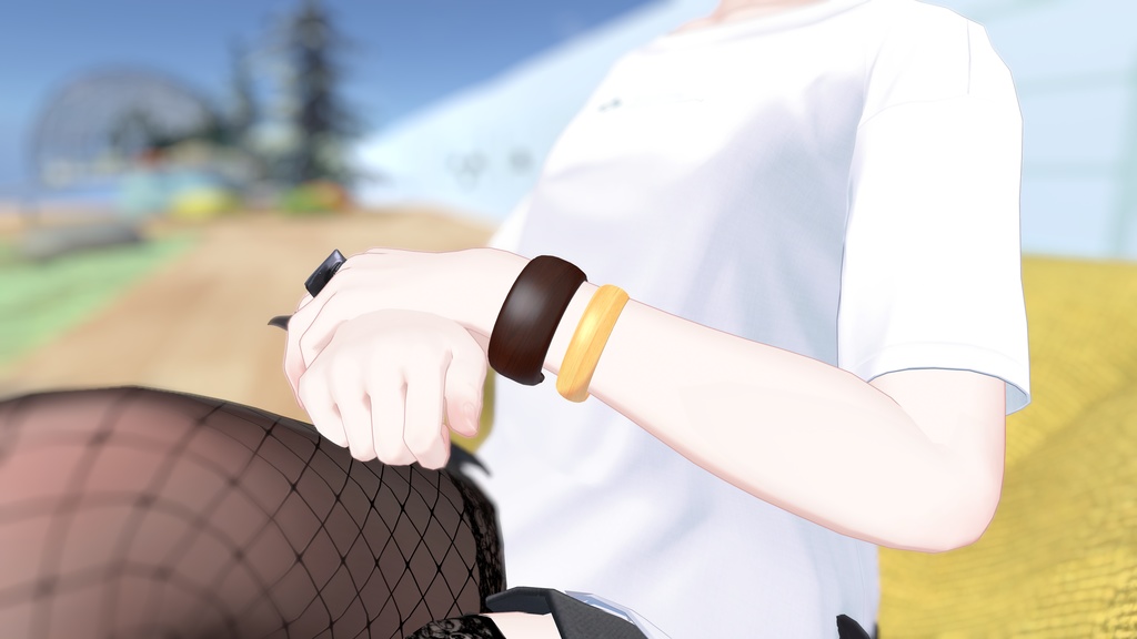 WOOD Bangle 【VRC想定】【MA対応】