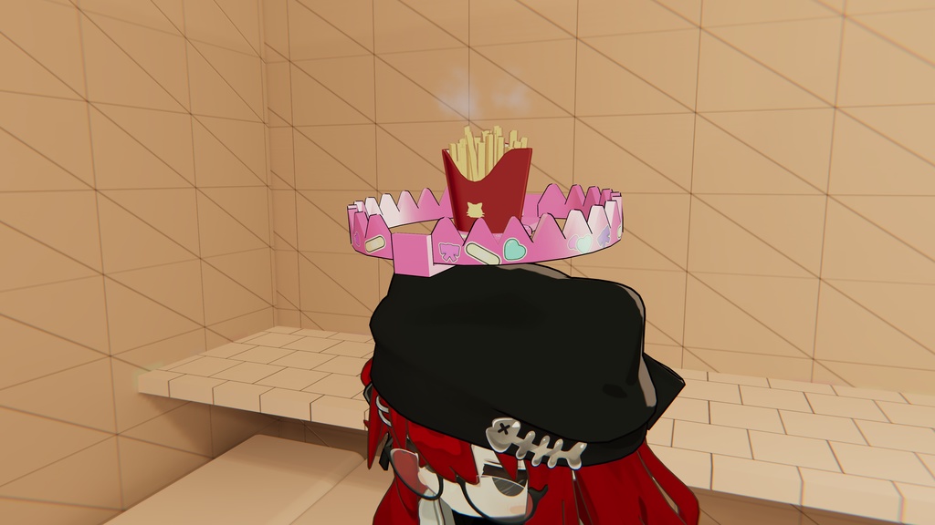 トラばさみヘイロー【VRC対応】【MA対応】