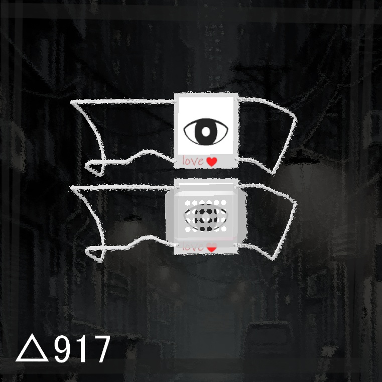 チェキ眼帯【VRC想定】【MA対応】