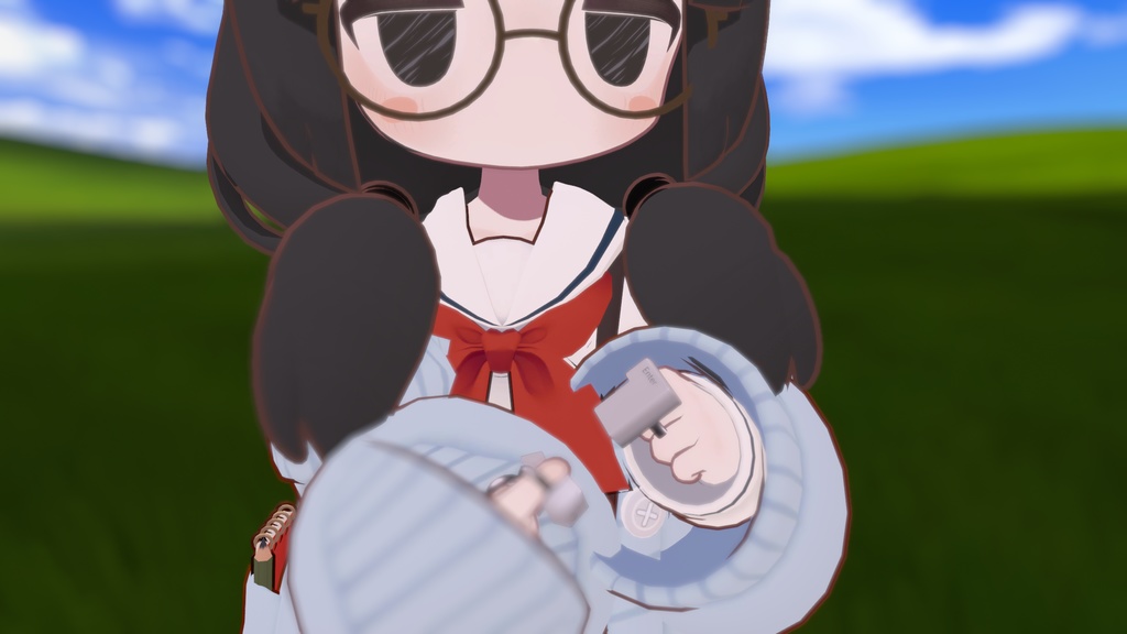 【VRC想定】キーキャップリング