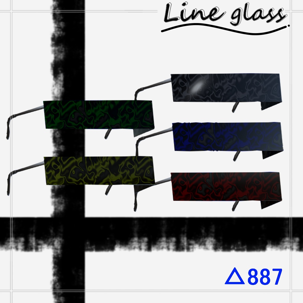 Line glass 【VRC想定 MA対応】