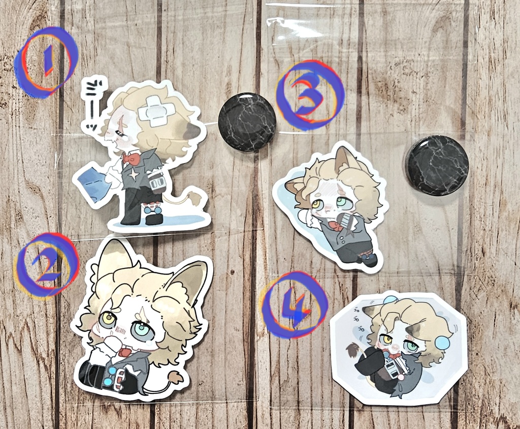 ケモビリちゃんステッカー