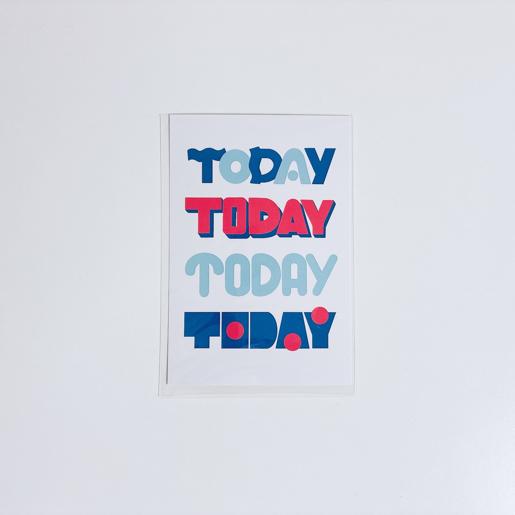 ポストカード「TODAY」