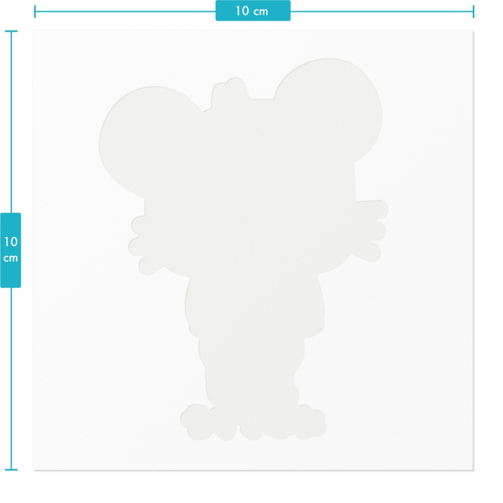 ステッカー ねずみさぶれ(カラー)