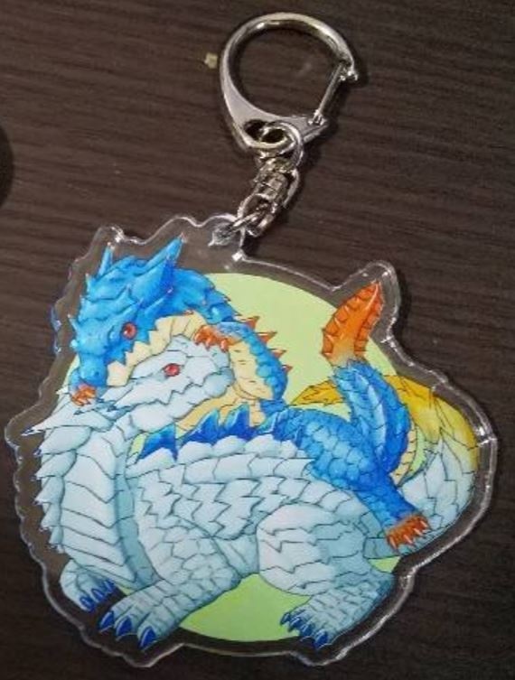 【MH】ちびオトモン_らぎあくるちゅver1【アクキー片面印刷】サイズ選択