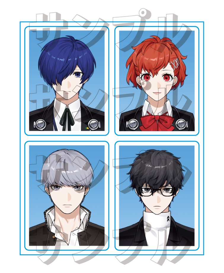 学生写真風クリアシール