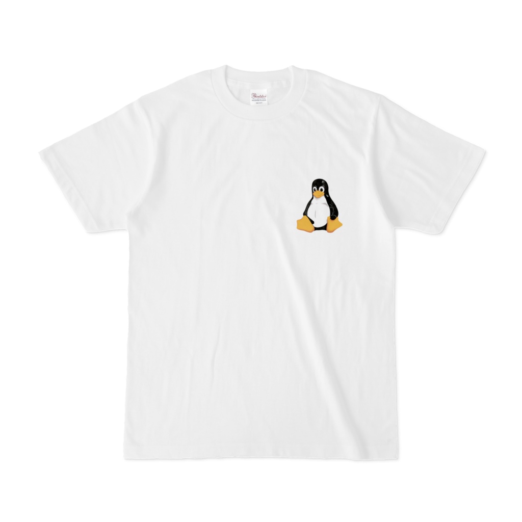 Linux スモールTuxカラーロゴTシャツ
