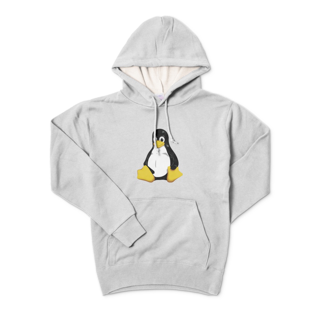 Linux Tuxカラーロゴパーカー