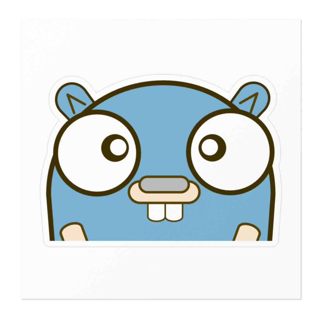 Gopher(ゴーファー)くん ステッカー