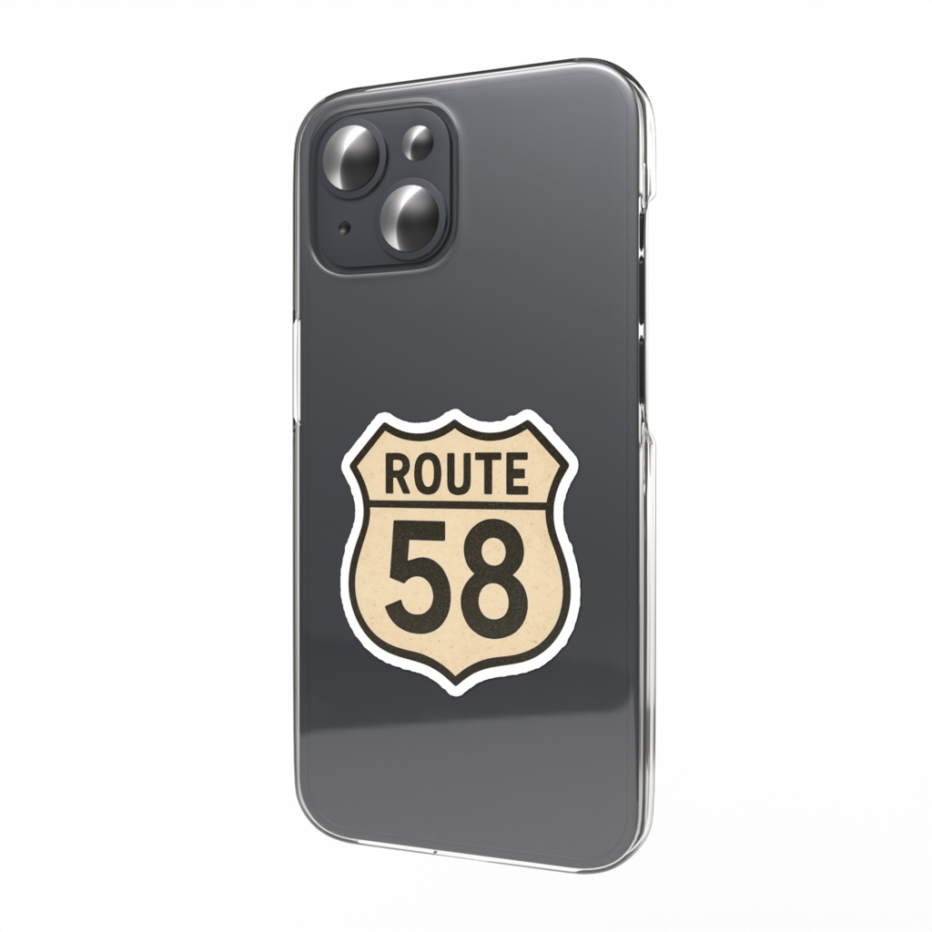 ROUTE58 スマホステッカー