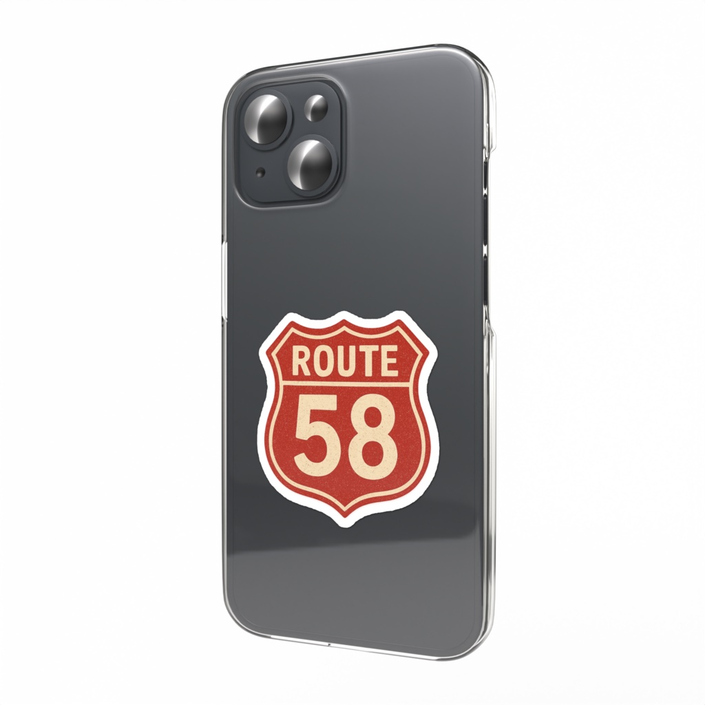 ROUTE58 スマホステッカー
