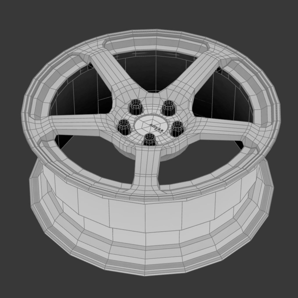 【VRChat向け】ホイール「ADVAX HW-5」