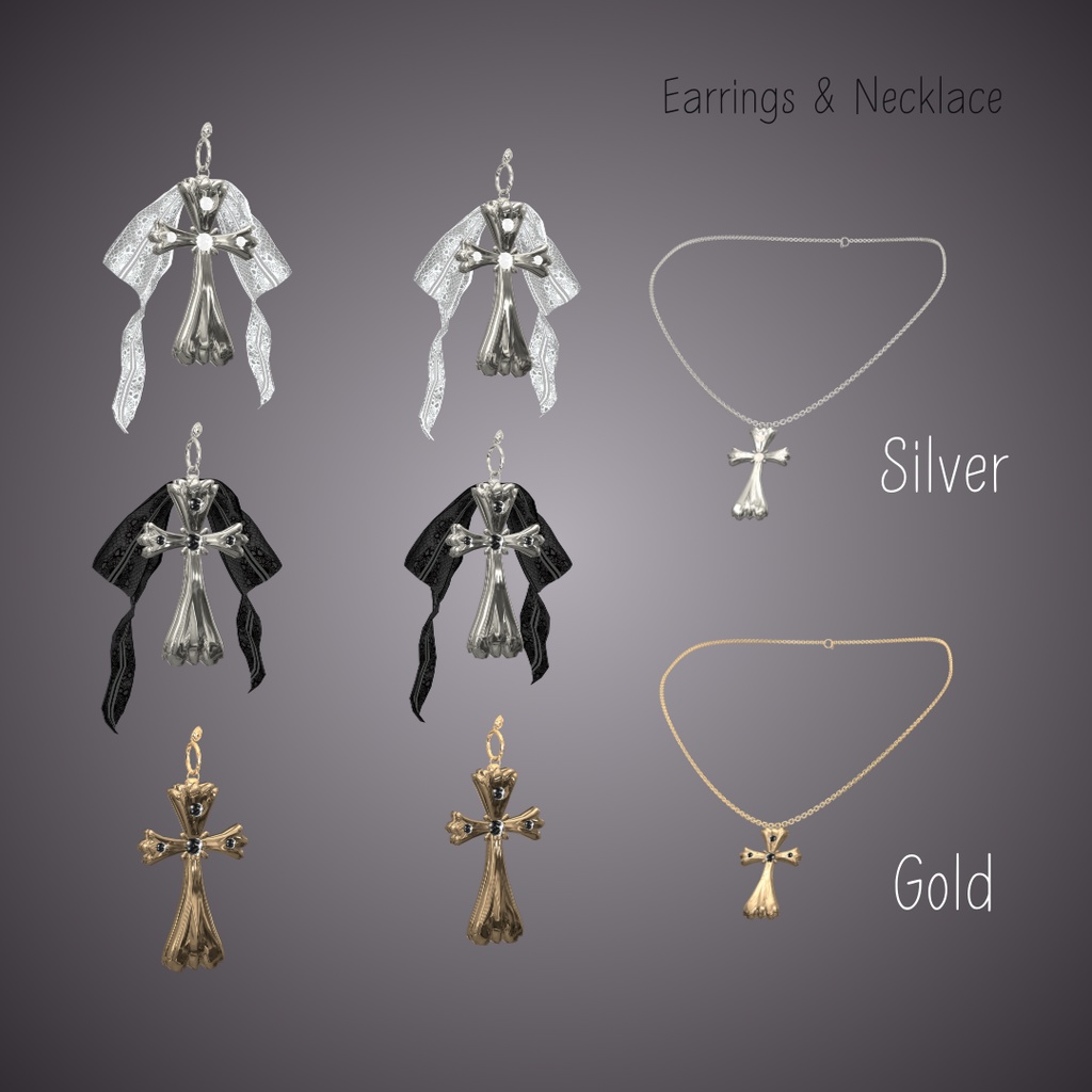 Heart & Cross Adornments