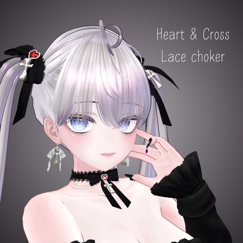 Heart & Cross Adornments