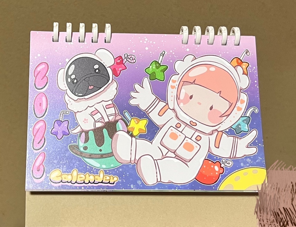 かにくんの卓上カレンダー2026