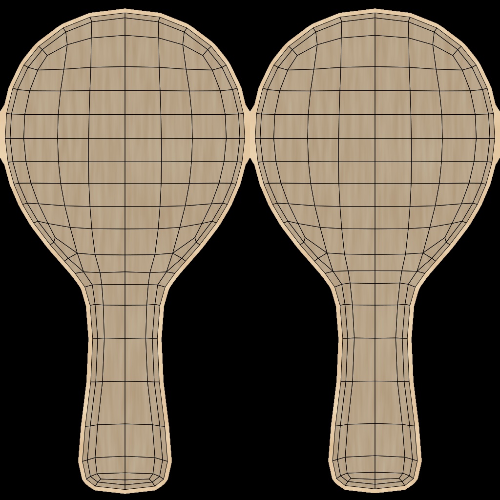 3Dモデル しゃもじ