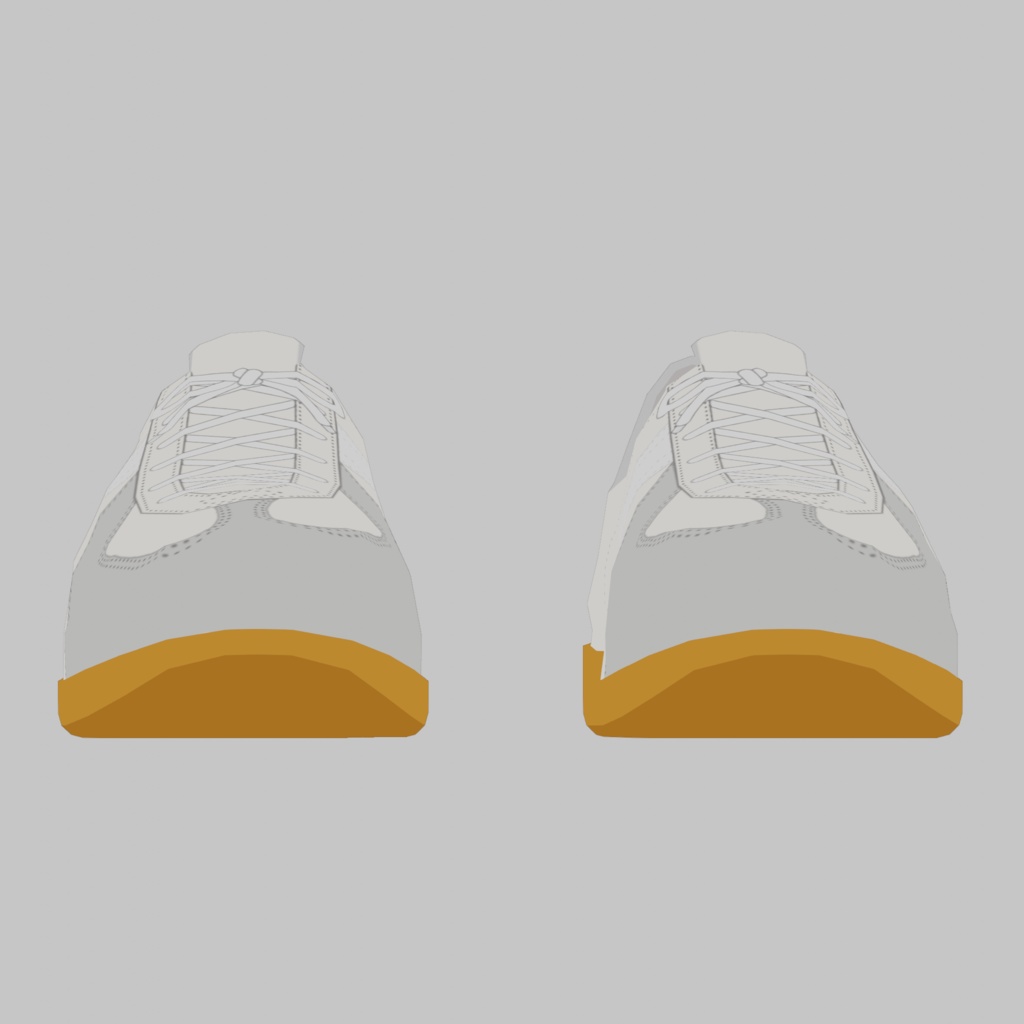 3Dモデル ドイツ軍スニーカー ジャーマントレーナー