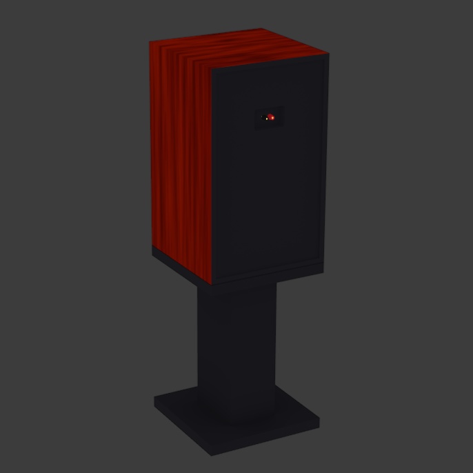 自作風フルレンジスピーカー+スピーカースタンド